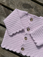Baby cardigan #1 - Hækleopskrift