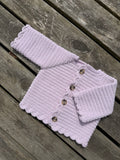 Baby cardigan #1 - Hækleopskrift